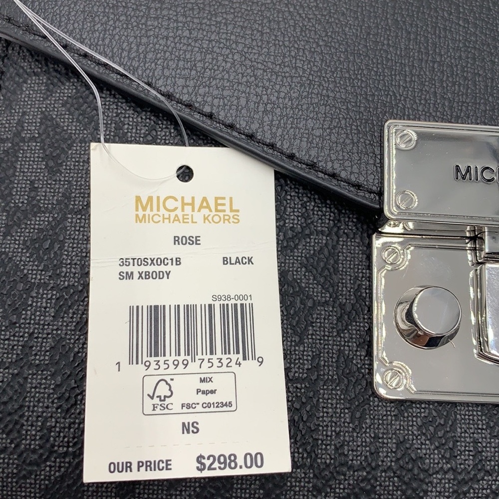 MICHAEL KORS ROSE SMALL XBODY BLACK SIGNATURE COLOR - Picture 15 of 15